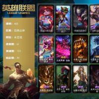 19神话 71传说 327史诗 565皮肤 132英雄 铂金